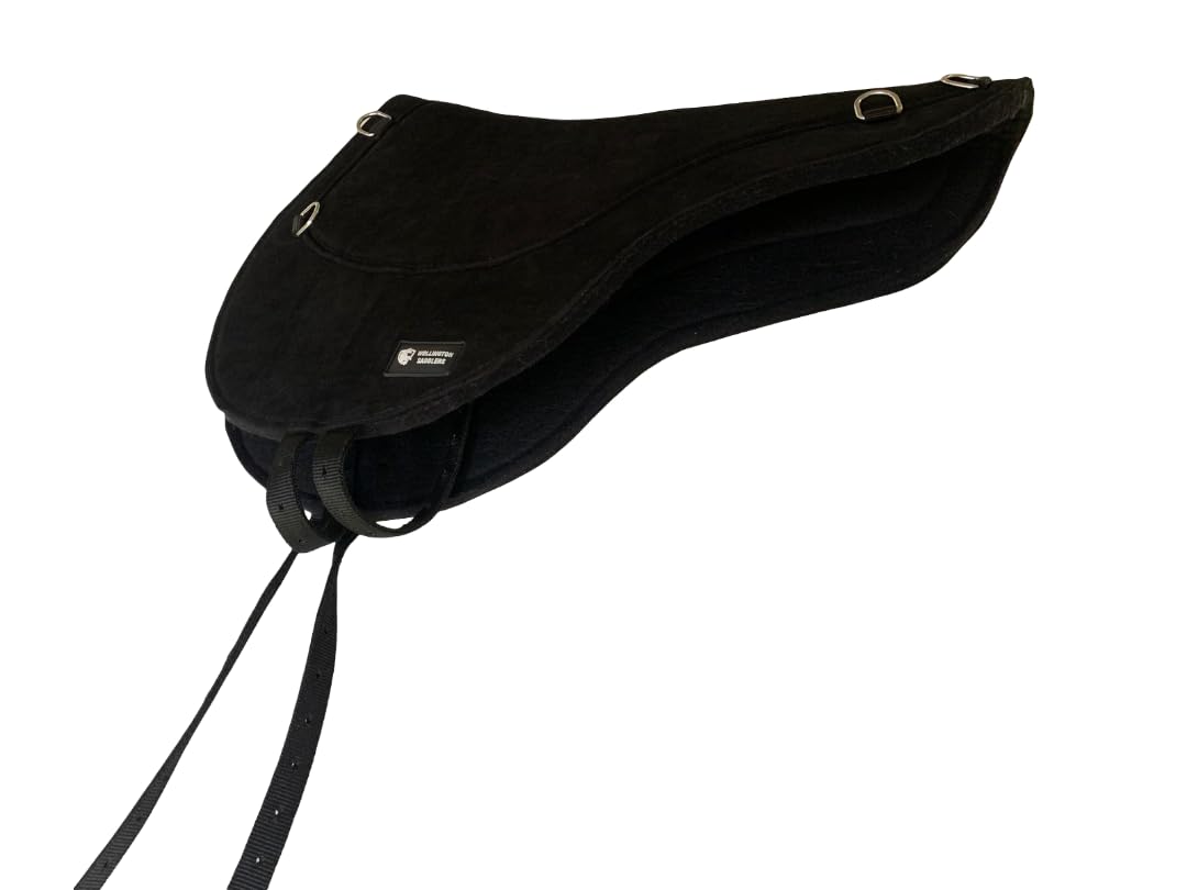 Suede Wool Felt Contoured Full Size Bareback Pad H82417