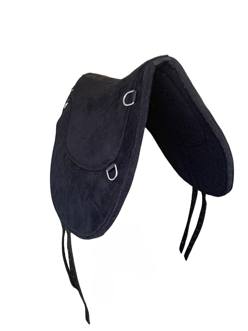 Suede Wool Felt Contoured Full Size Bareback Pad H82417