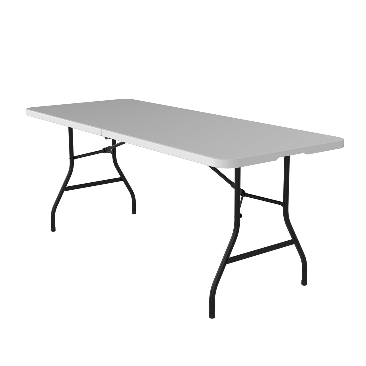6FT Heavy Duty Folding Plastic Table with Handle O45720