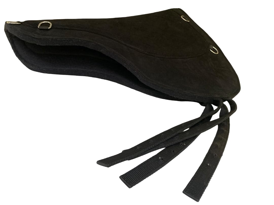 Suede Wool Felt Contoured Full Size Bareback Pad H82417