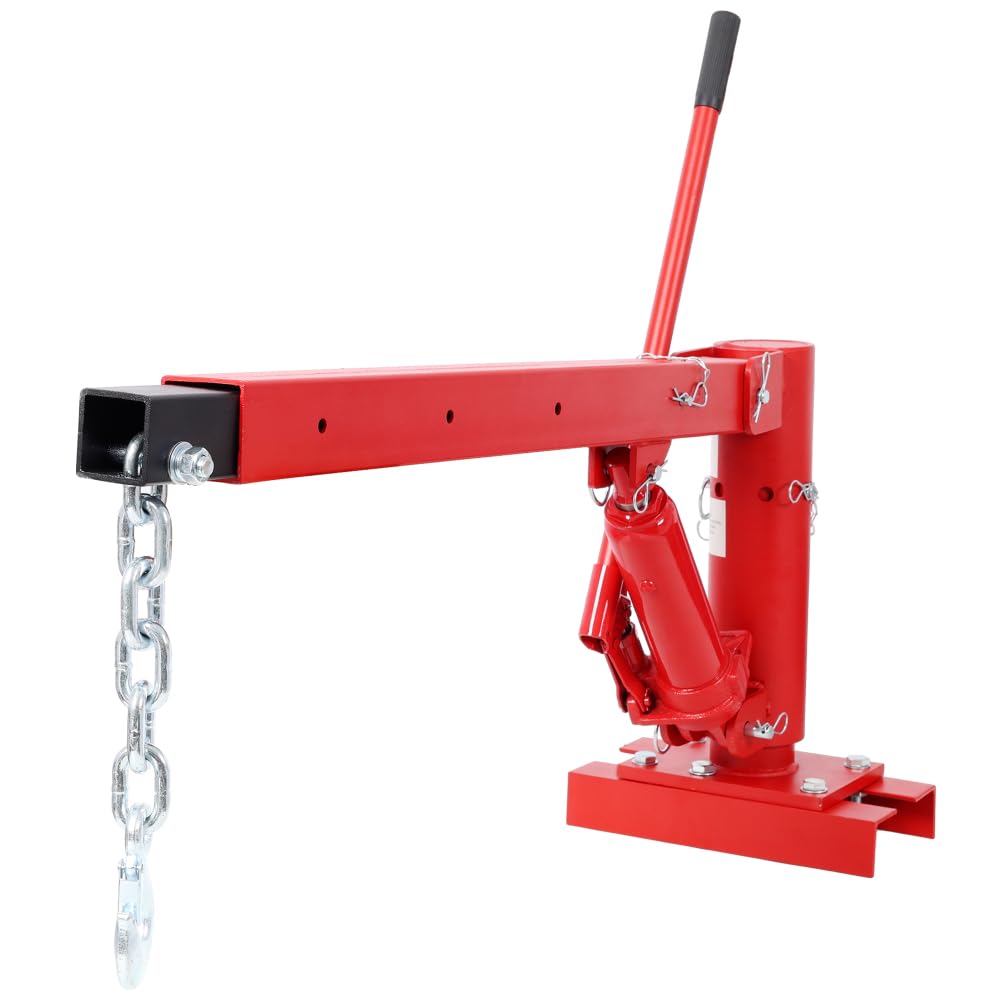 1000lbs Capacity Hydraulic Truck Bed Crane with 360° Swivel Base M84002