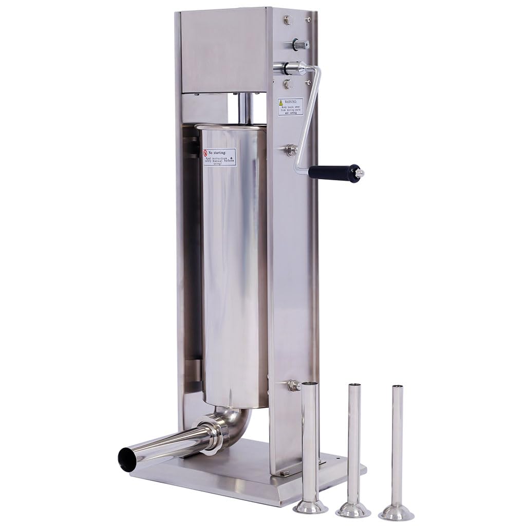 7L Stainless Steel Vertical Sausage Stuffer C73404