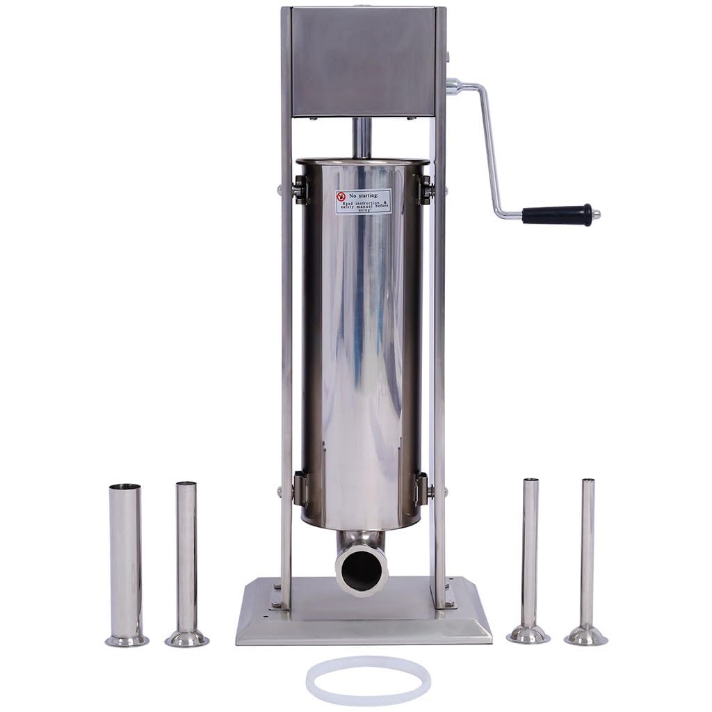 7L Stainless Steel Vertical Sausage Stuffer C73404