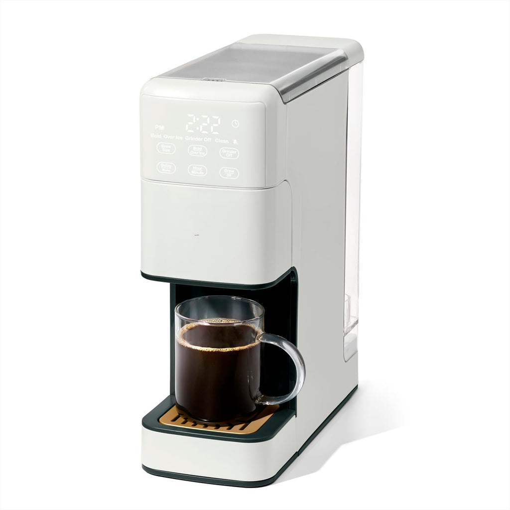Single Serve Coffee Maker with Burr Grinder C756530