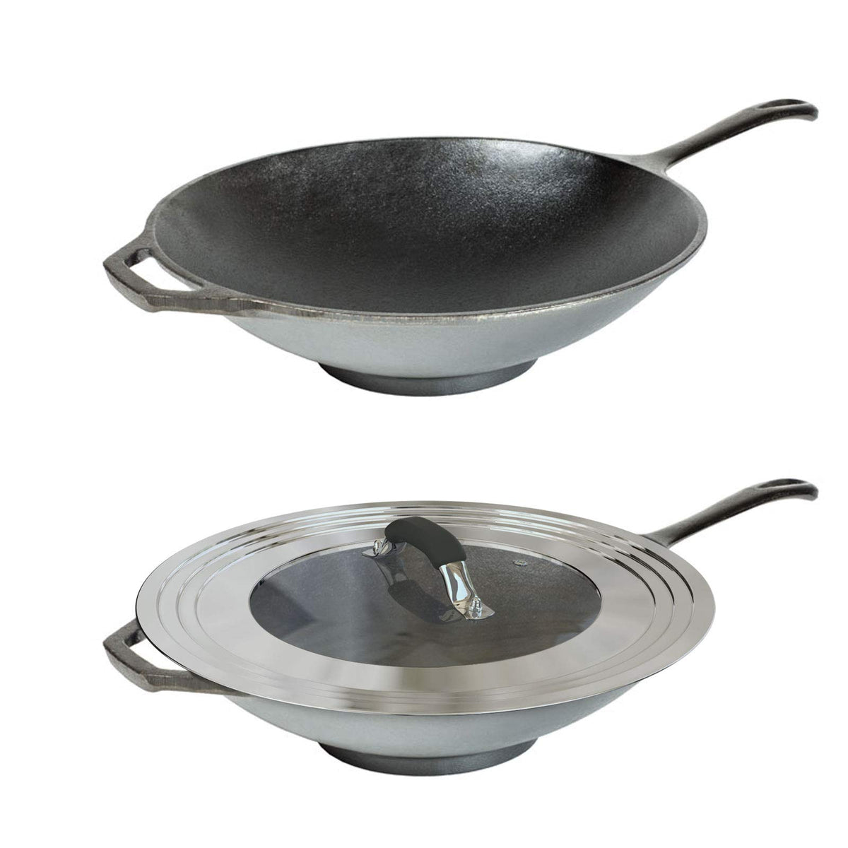 Stainless Steel Universal Lid for Pans Pots Fits 8.25 9 10 11 12 Inch N2129