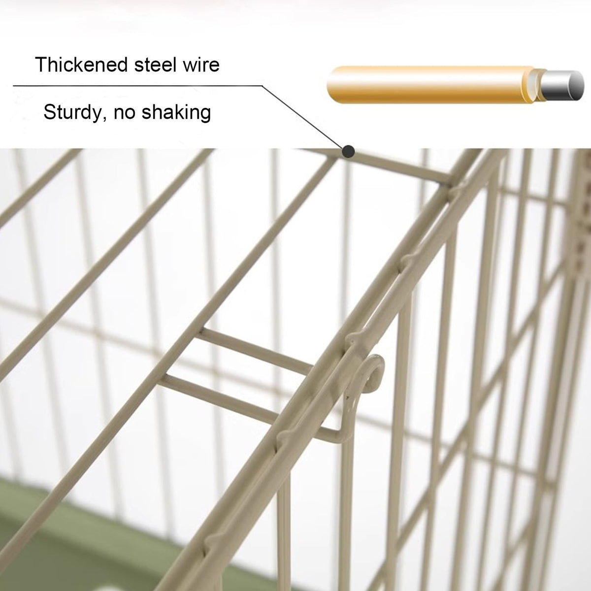 Foldable 4 Tier Detachable Cat Cage with Hammock K9218