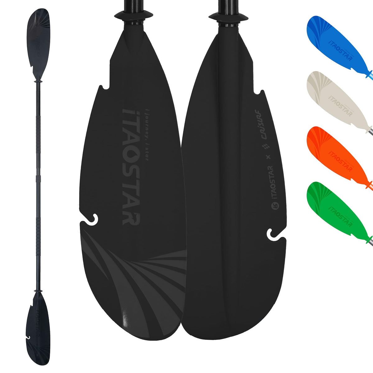 Adjustable Aluminum Kayak Paddle with Drip Rings V748