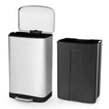 13.2 Gal Stainless Steel Step-on Trash Can E820238