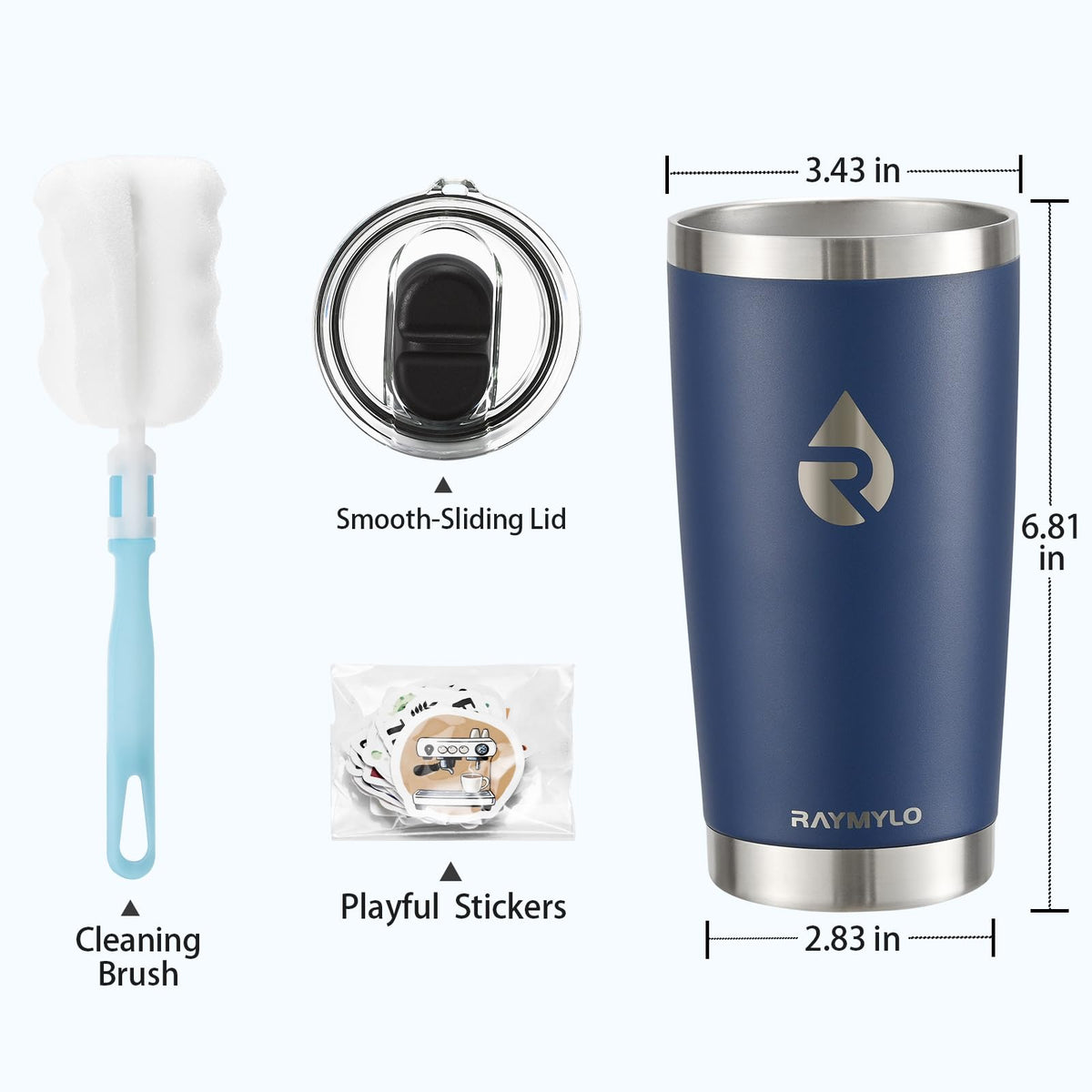 20oz Insulated Travel Coffee Tumbler Z400704