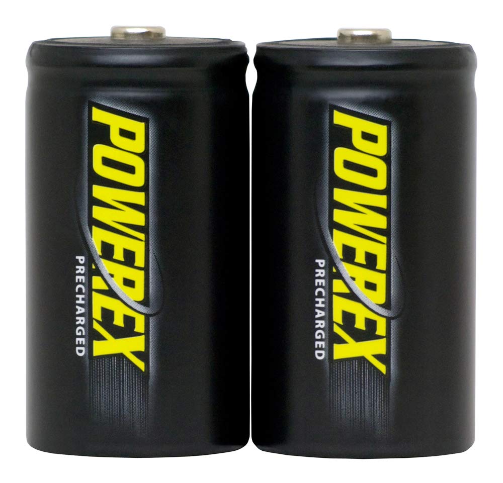 Rechargeable NiMH D Batteries 2-pack E114