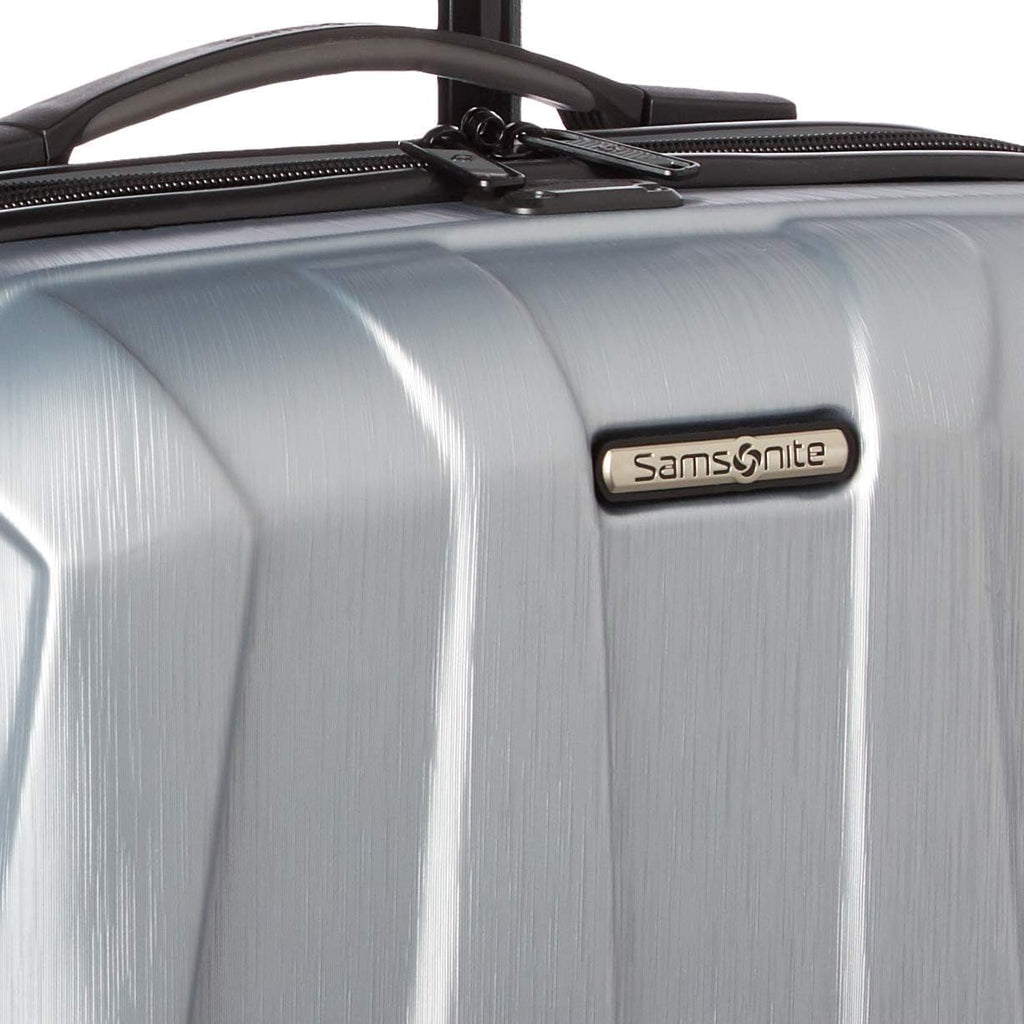 Hardside Expandable Spinner Luggage Silver Carry-On 20-Inch V98081