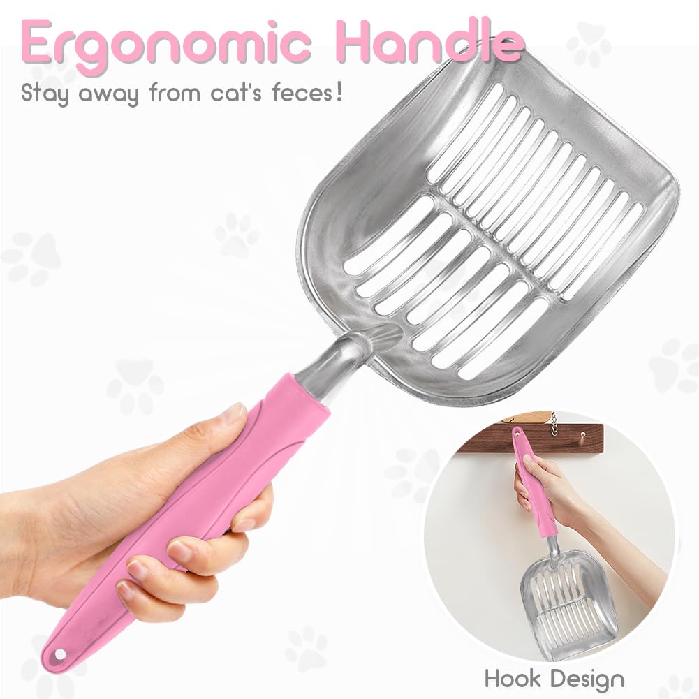 Metal Cat Litter Scoop with Deep Mesh I2490