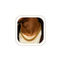 Stainless Steel Cuban Link Chain Necklace N141