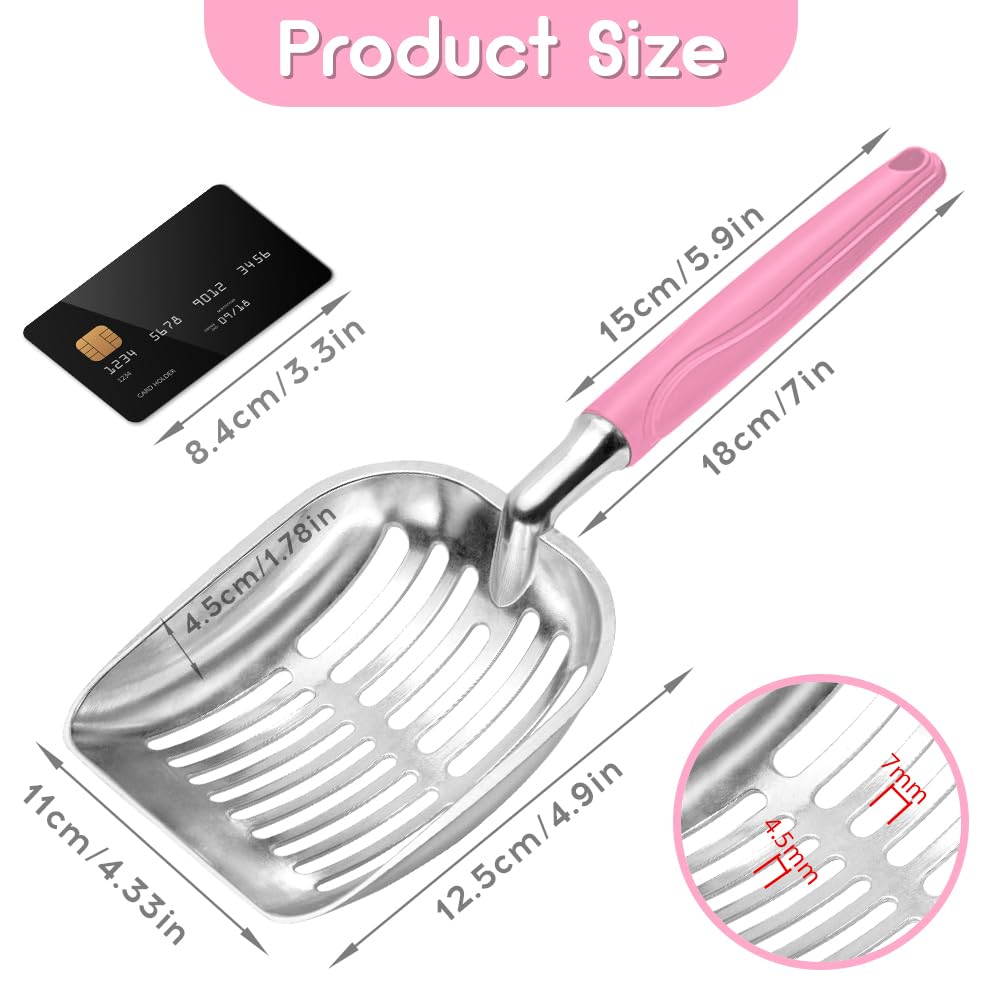 Metal Cat Litter Scoop with Deep Mesh I2490