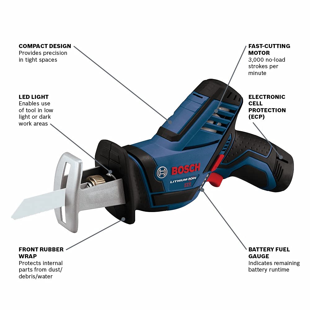 12V Max Pocket Reciprocating Saw Kit with 2.5Ah Battery Y72447
