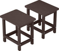 Set of 2 HDPE Outdoor Side Table S272