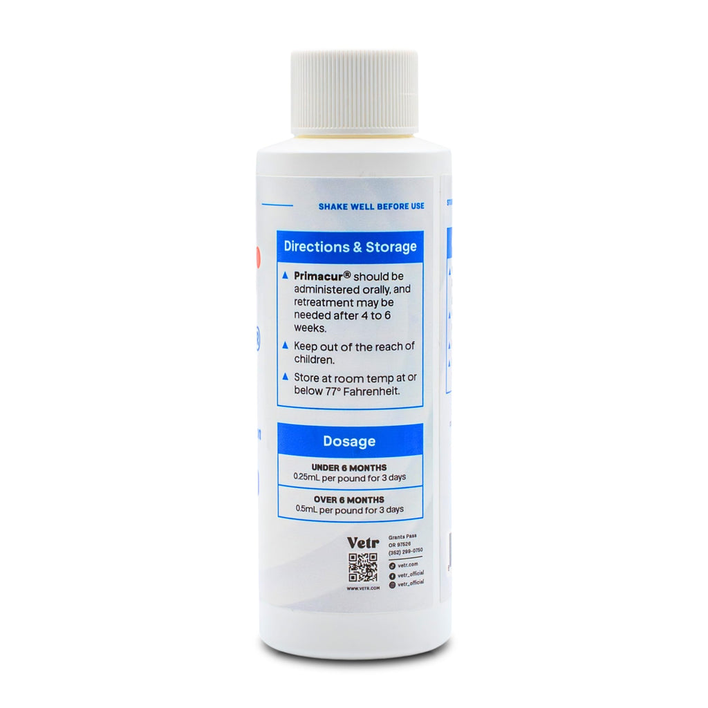Broad-Spectrum Oral Suspension 10% for Dogs and Cats 120ML/4.1oz Bacon Flavor O9008