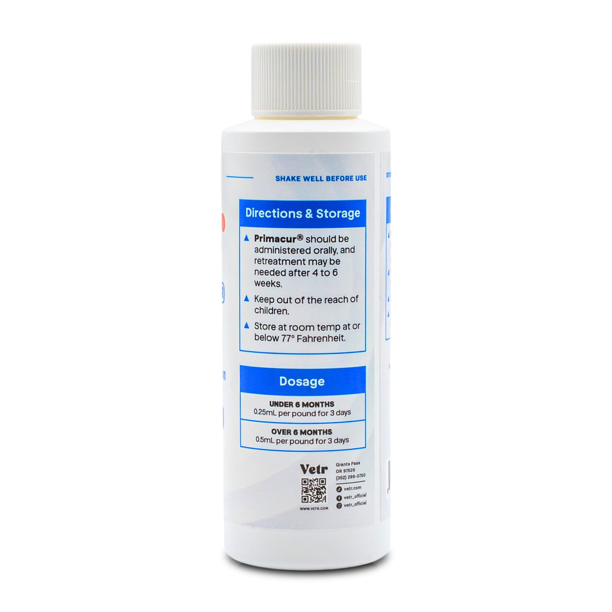 Broad-Spectrum Oral Suspension 10% for Dogs and Cats 120ML/4.1oz Bacon Flavor O9008