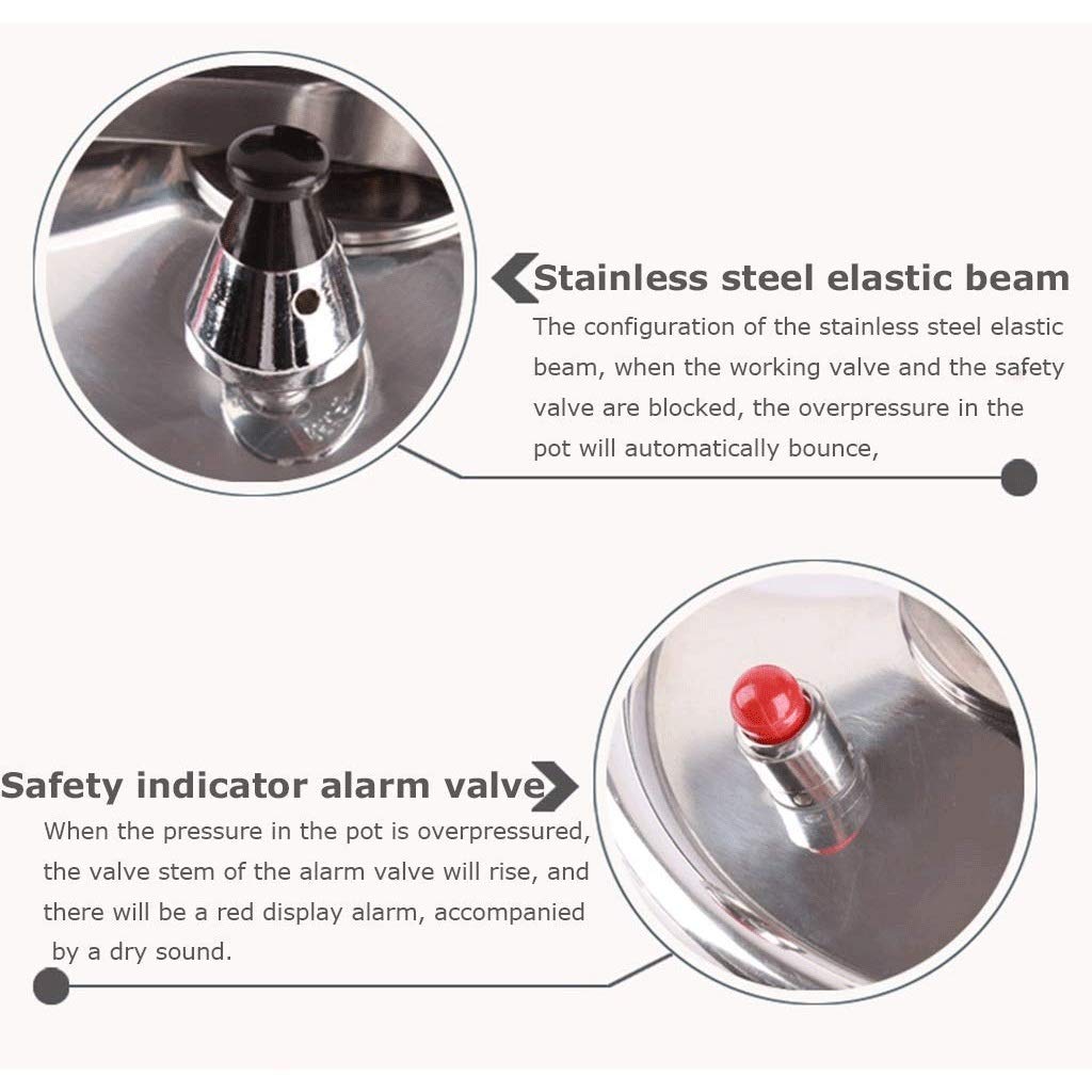 Aluminum Non-Stick Pressure Cooker 2L W218