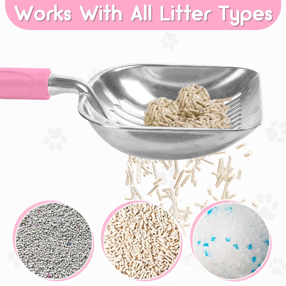 Metal Cat Litter Scoop with Deep Mesh I2490