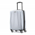 Hardside Expandable Spinner Luggage Silver Carry-On 20-Inch V98081