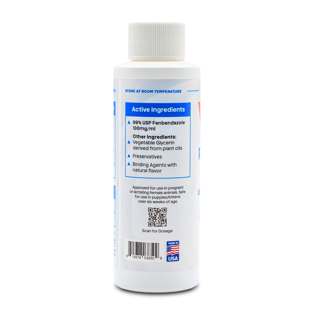 Broad-Spectrum Oral Suspension 10% for Dogs and Cats 120ML/4.1oz Bacon Flavor O9008