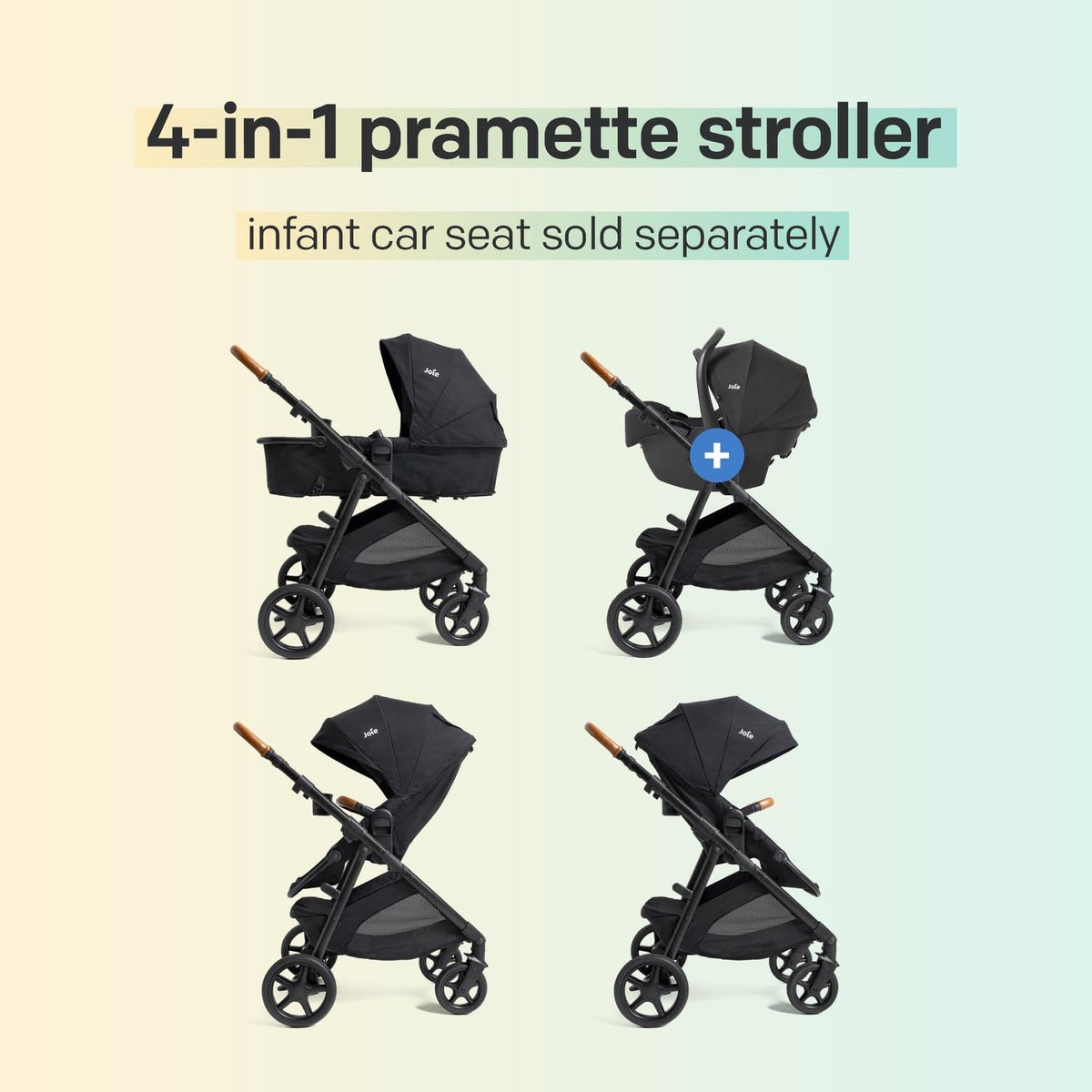 4-in-1 Stroller & Car Seat Travel System U8359