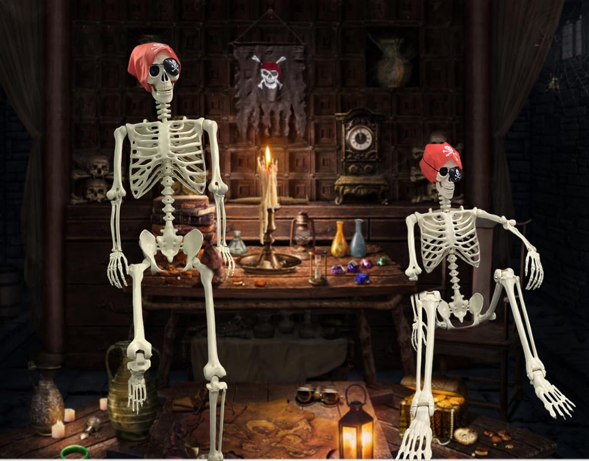 Life Size Posable Skeleton Decoration C6749