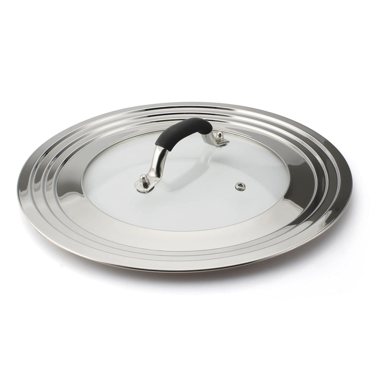 Stainless Steel Universal Lid for Pans Pots Fits 8.25 9 10 11 12 Inch N2129