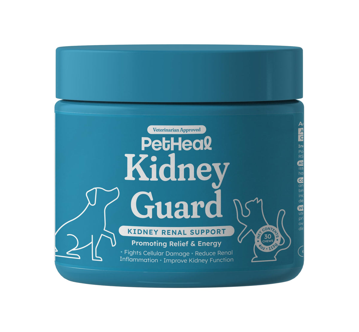 30 Soft Chews Pork Flavor Kidney Supplement for Dogs U7187