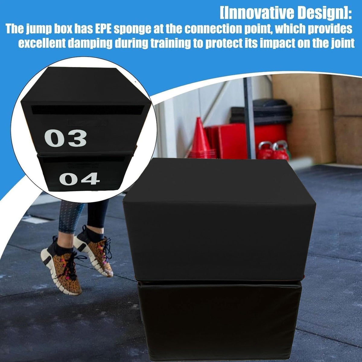 4-in-1 Foam Plyo Box Q74960
