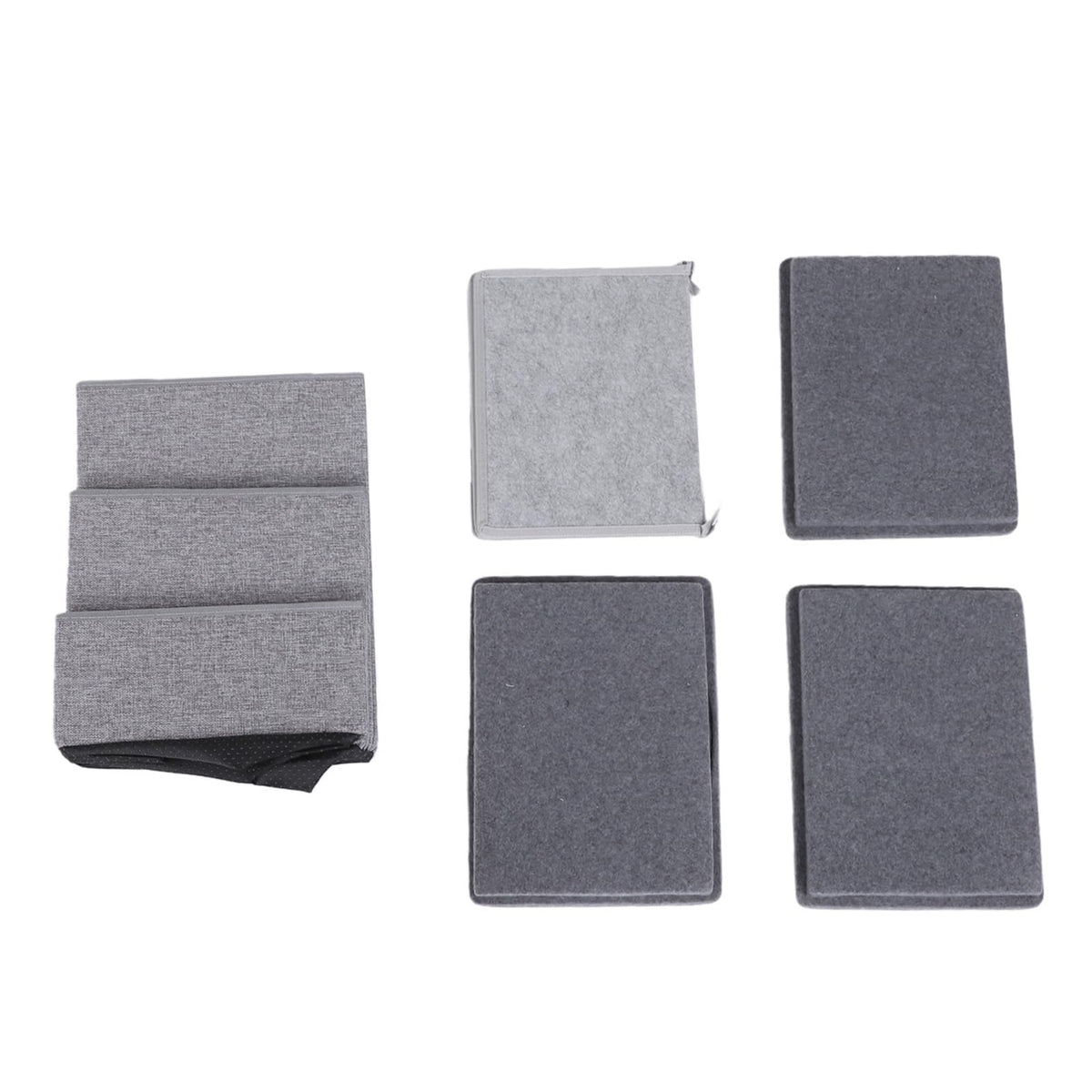 Foldable 3 Step Dog Stairs with Storage Q5051