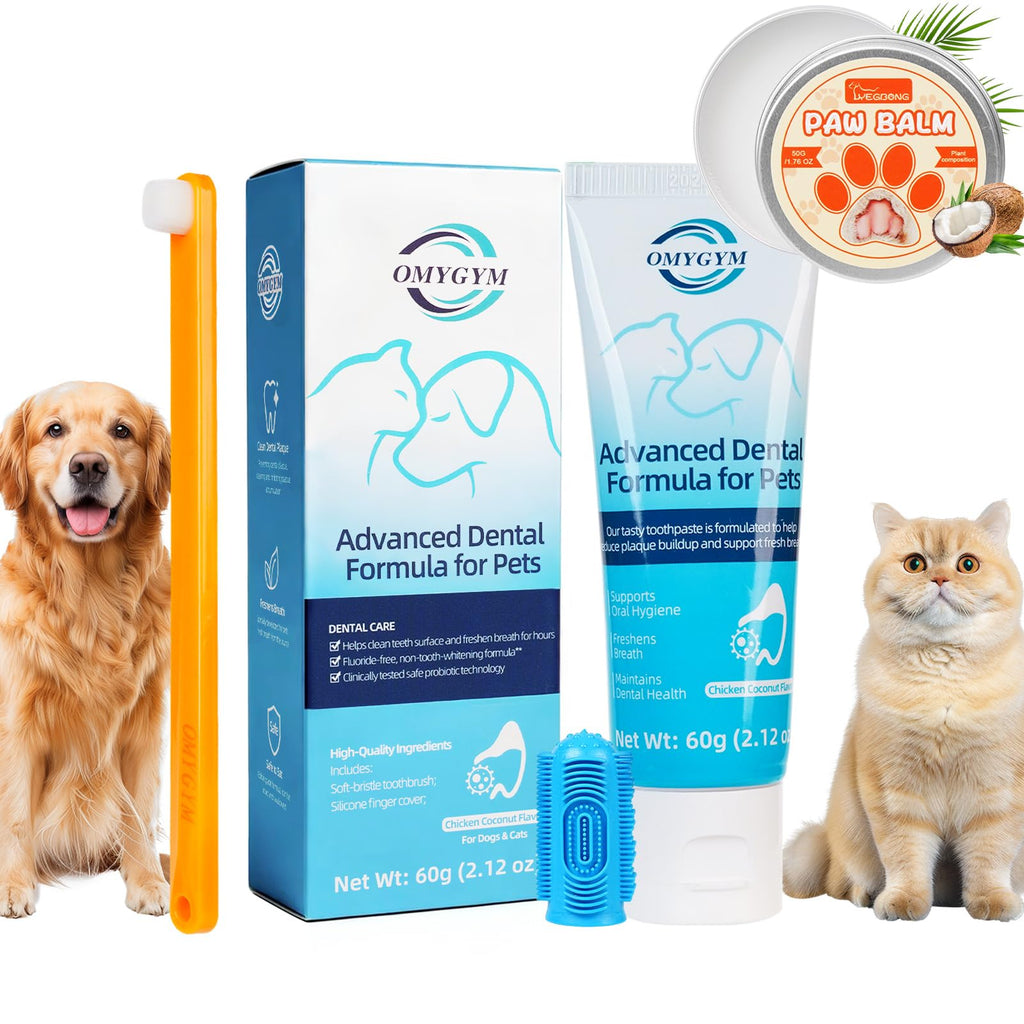 Coconut Chicken Flavor Dog Toothpaste with Toothbrush Kit 2.1oz M103217