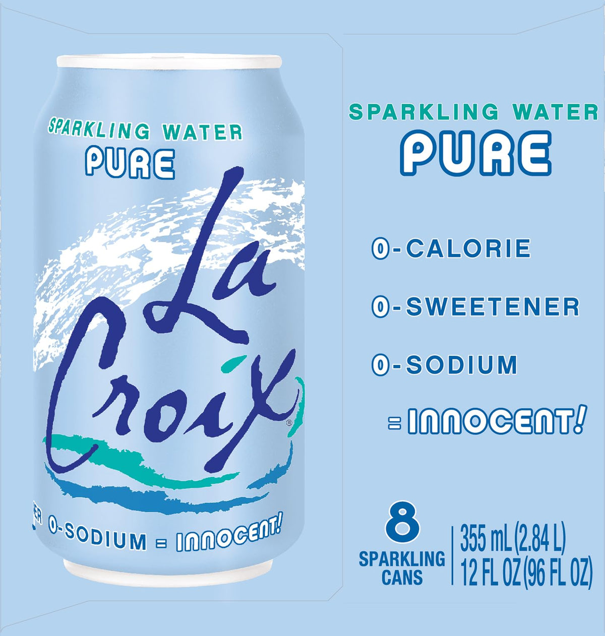 Sparkling Water 12 Fl Oz (pack of 8) K80765