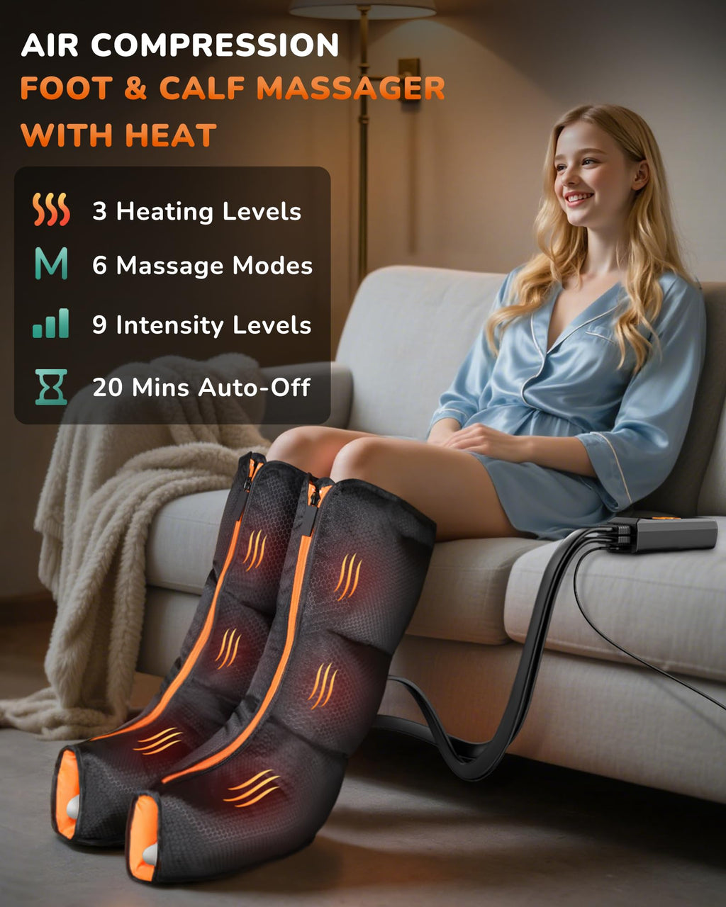Leg Compression Massager with Heat M985