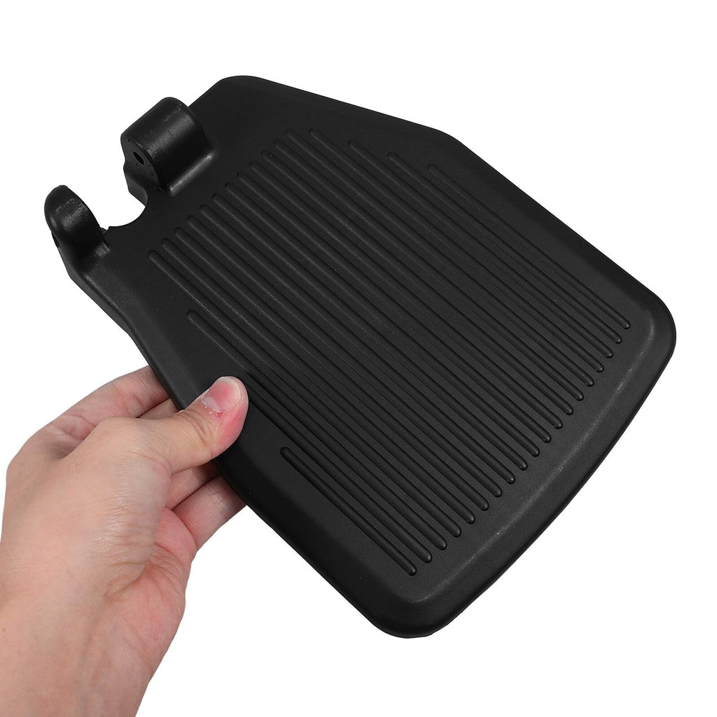 Black Plastic Wheelchair Footplates Replacement Pair M2087