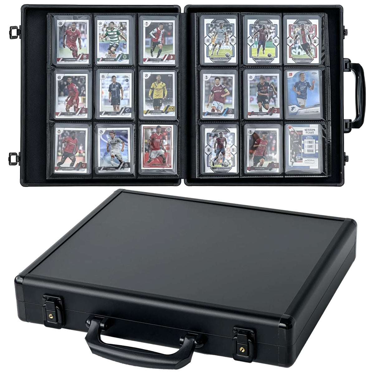 Black 216 Toploader Trading Card Binder Y58696