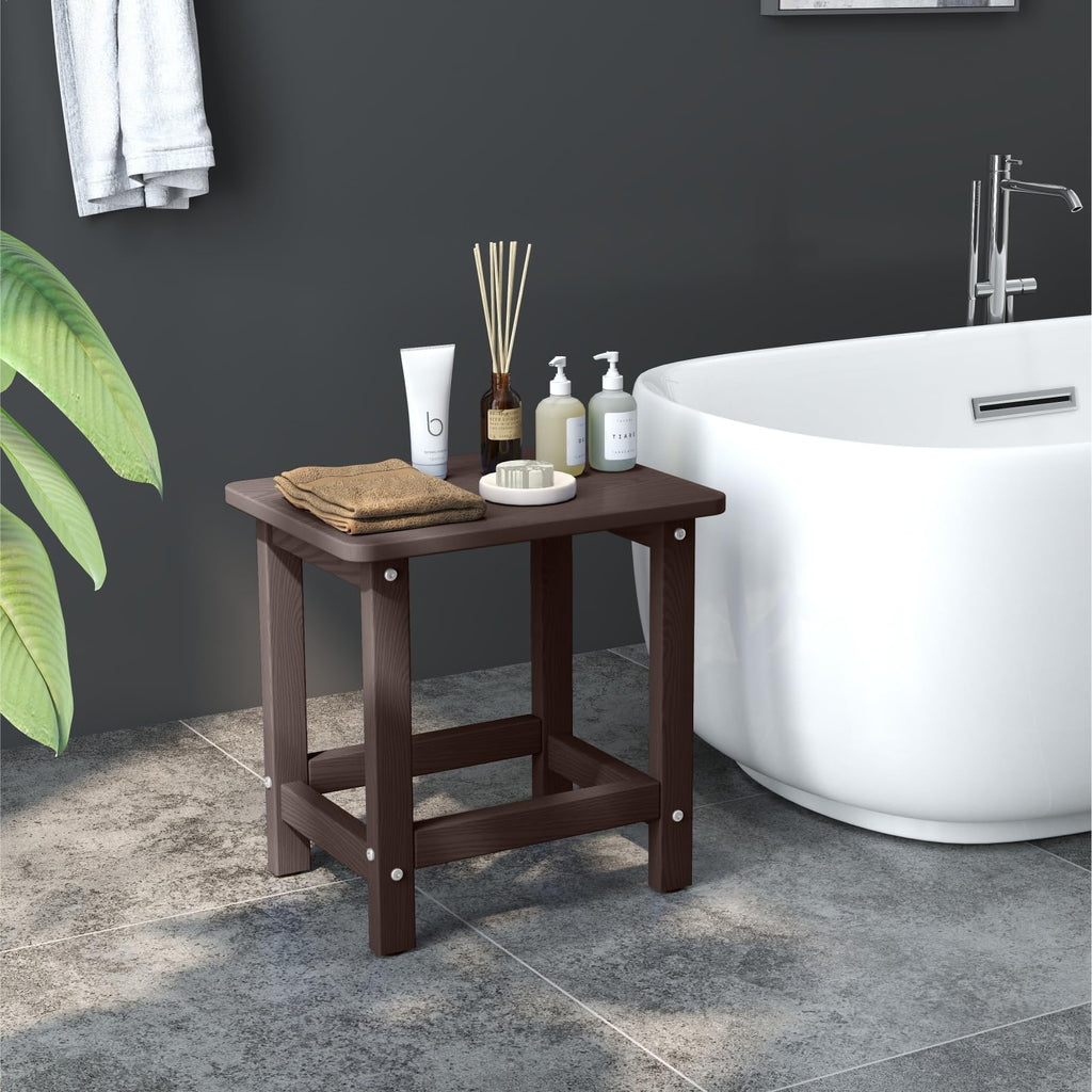 Set of 2 HDPE Outdoor Side Table S272