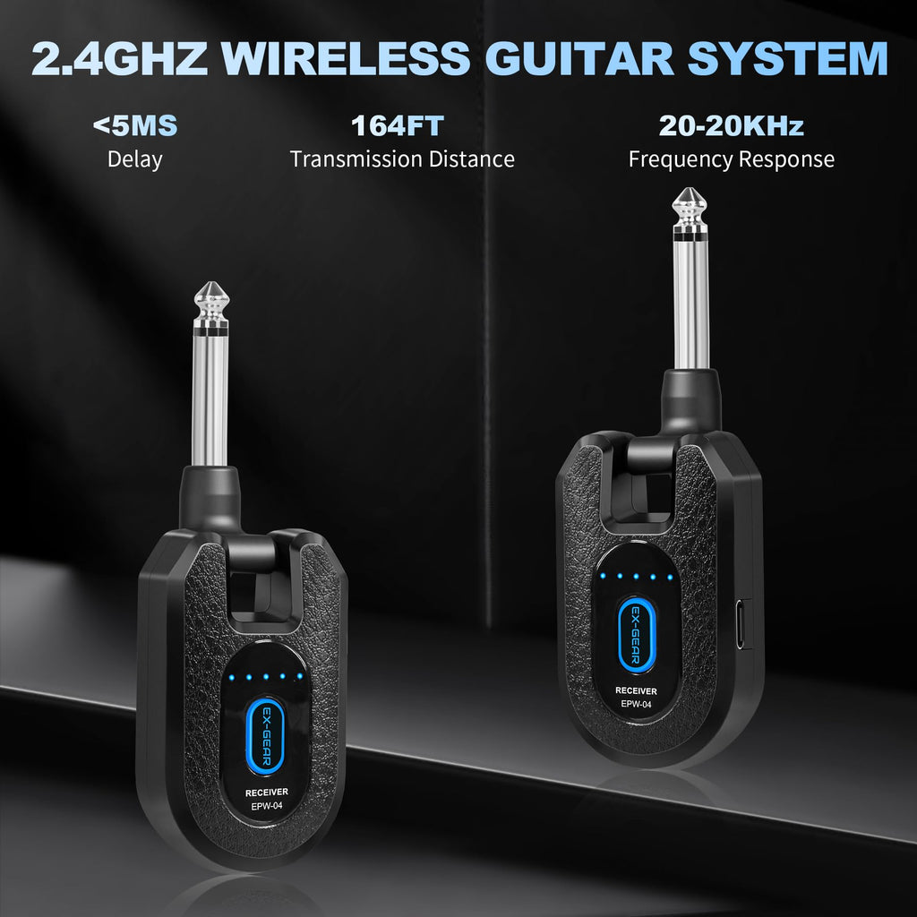 Wireless Guitar System 2.4GHz for Electric Guitar Bass C45264