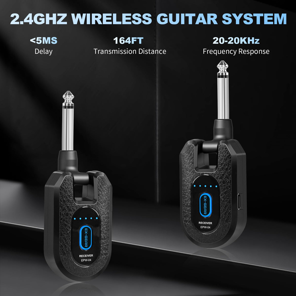 Wireless Guitar System 2.4GHz for Electric Guitar Bass C45264