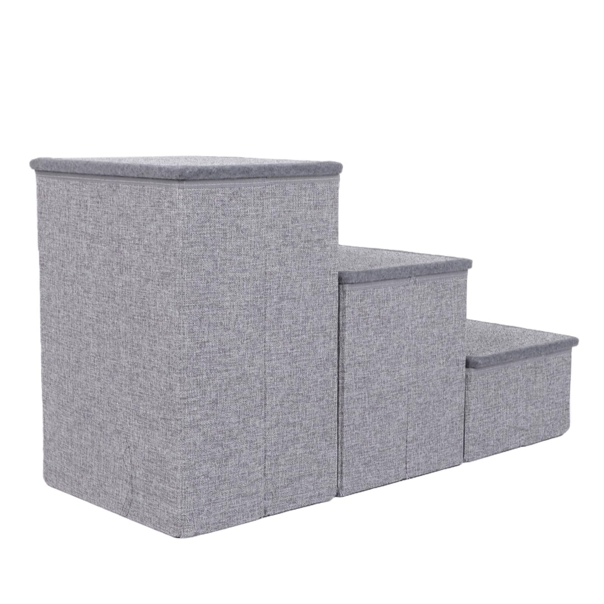 Foldable 3 Step Dog Stairs with Storage Q5051