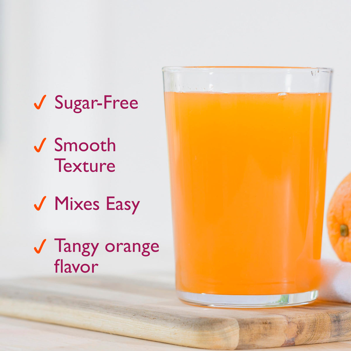 Sugar-Free Orange Flavored Psyllium Husk Fiber Powder O703885