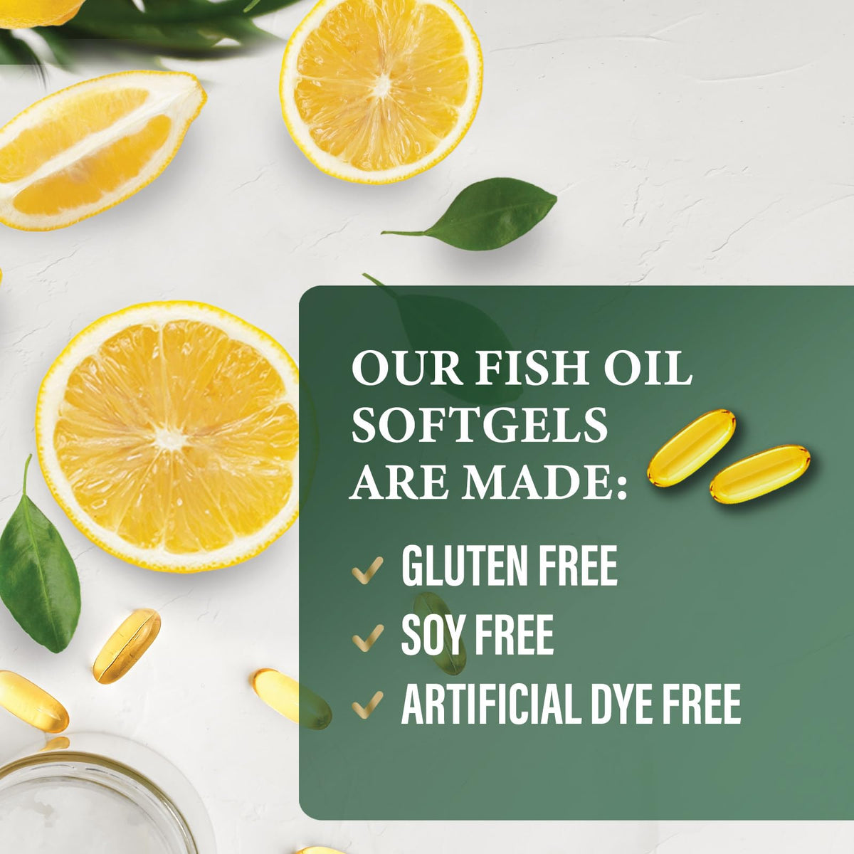 2400mg Omega 3 Fish Oil Softgels S826765