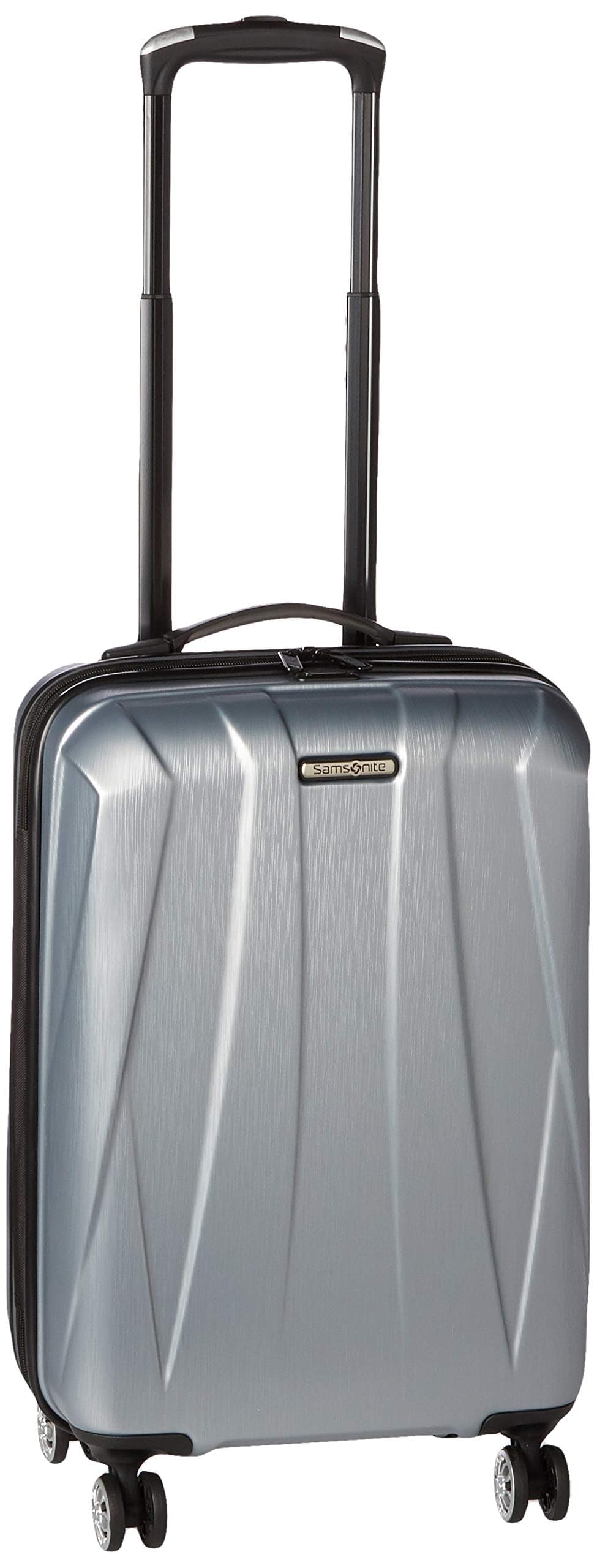 Hardside Expandable Spinner Luggage Silver Carry-On 20-Inch V98081