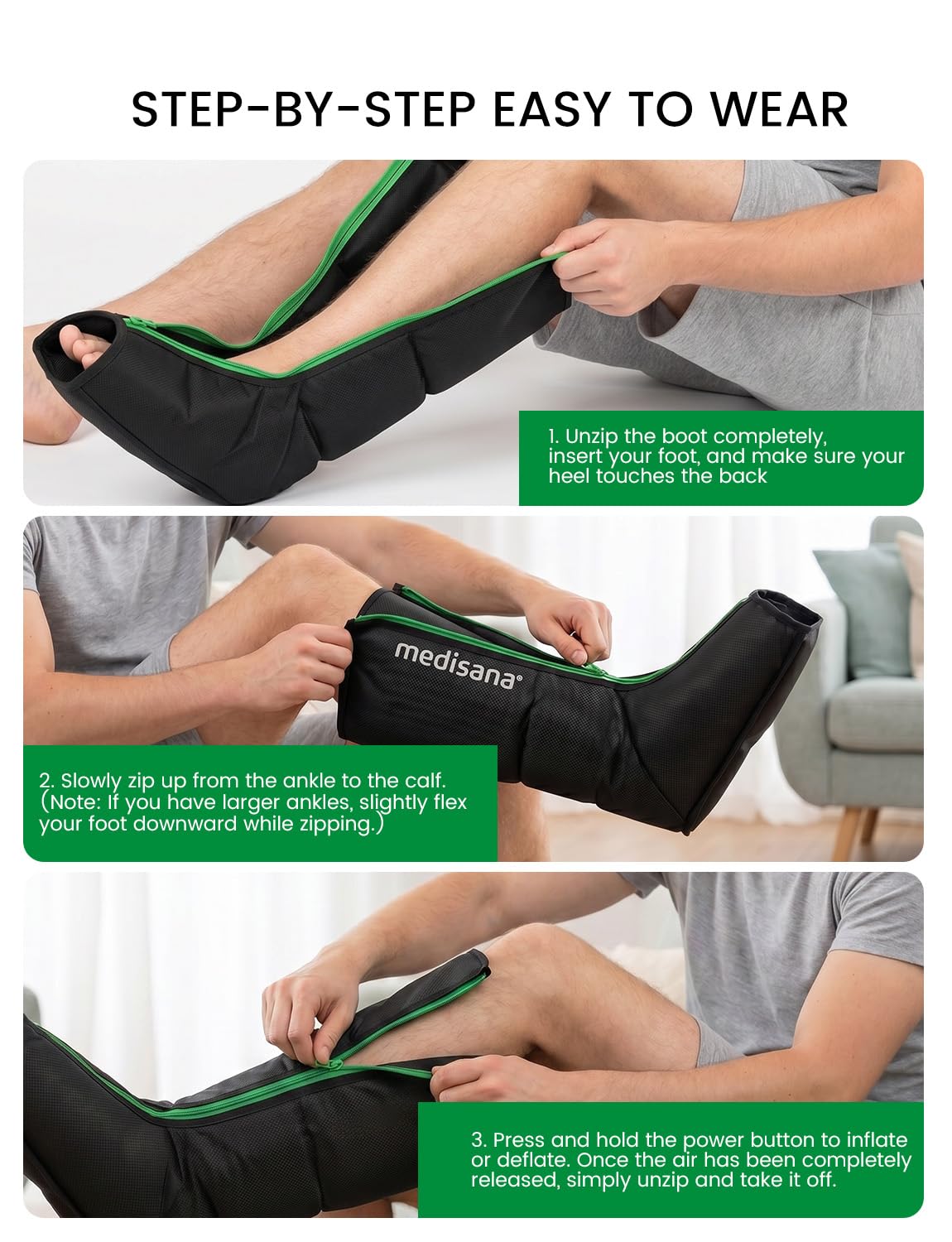 Leg Compression Massager with Heat A1493