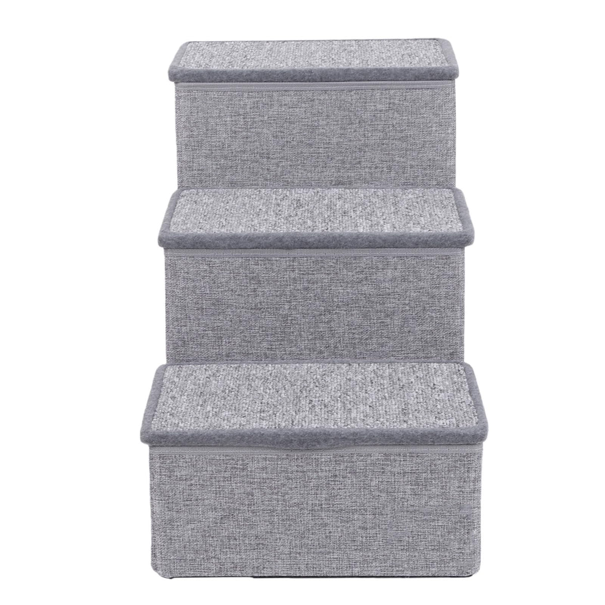 Foldable 3 Step Dog Stairs with Storage Q5051
