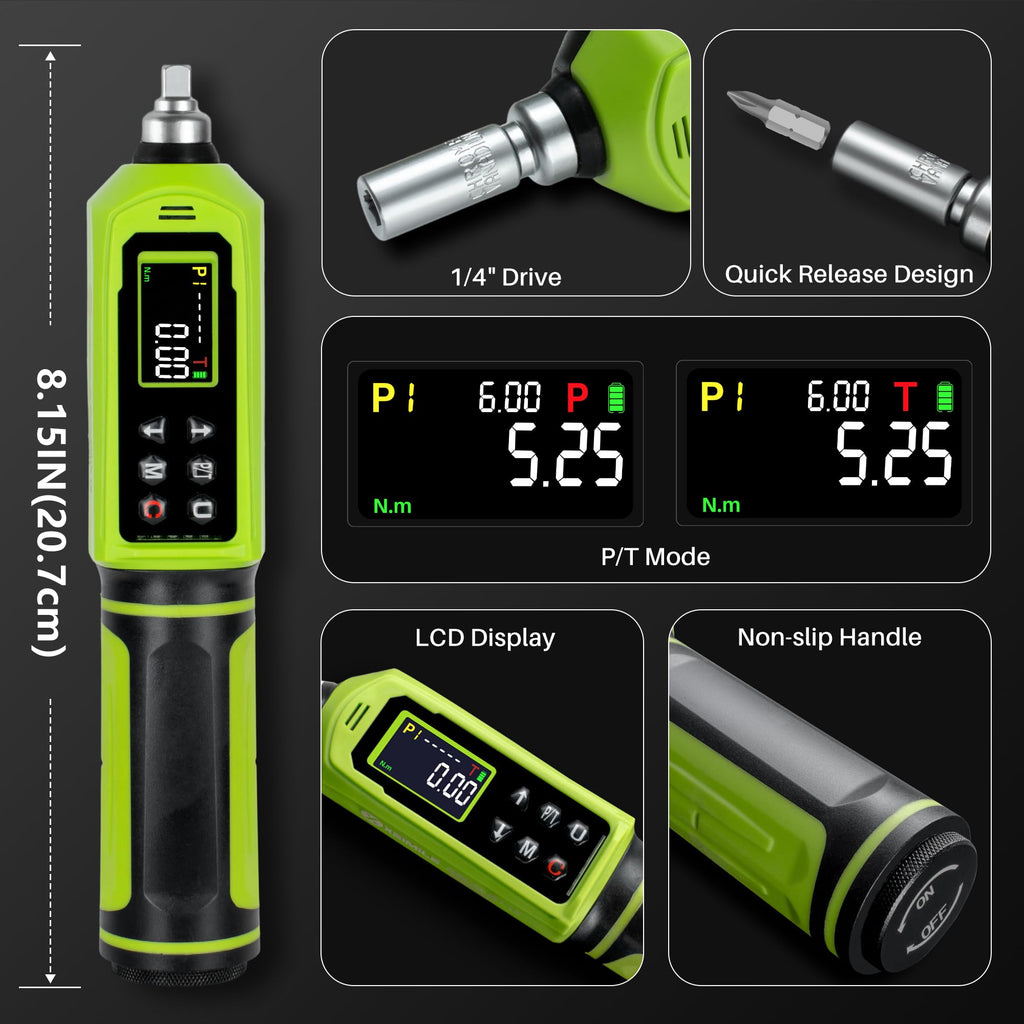 1/4" Drive Digital Torque Screwdriver D587