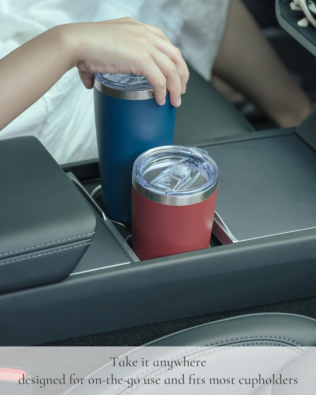 20oz Stainless Steel Insulated Travel Coffee Tumbler with Straw M628