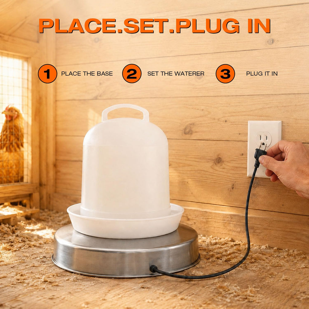 Heated Chicken Waterer 13 Inches U857791