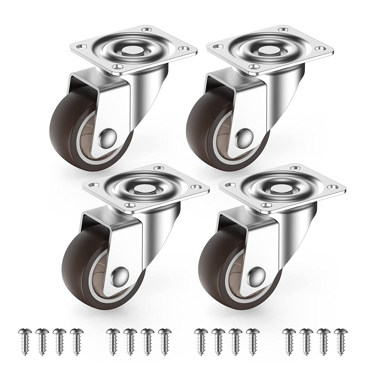 1inch Small Caster Wheels Set of 4 B11659